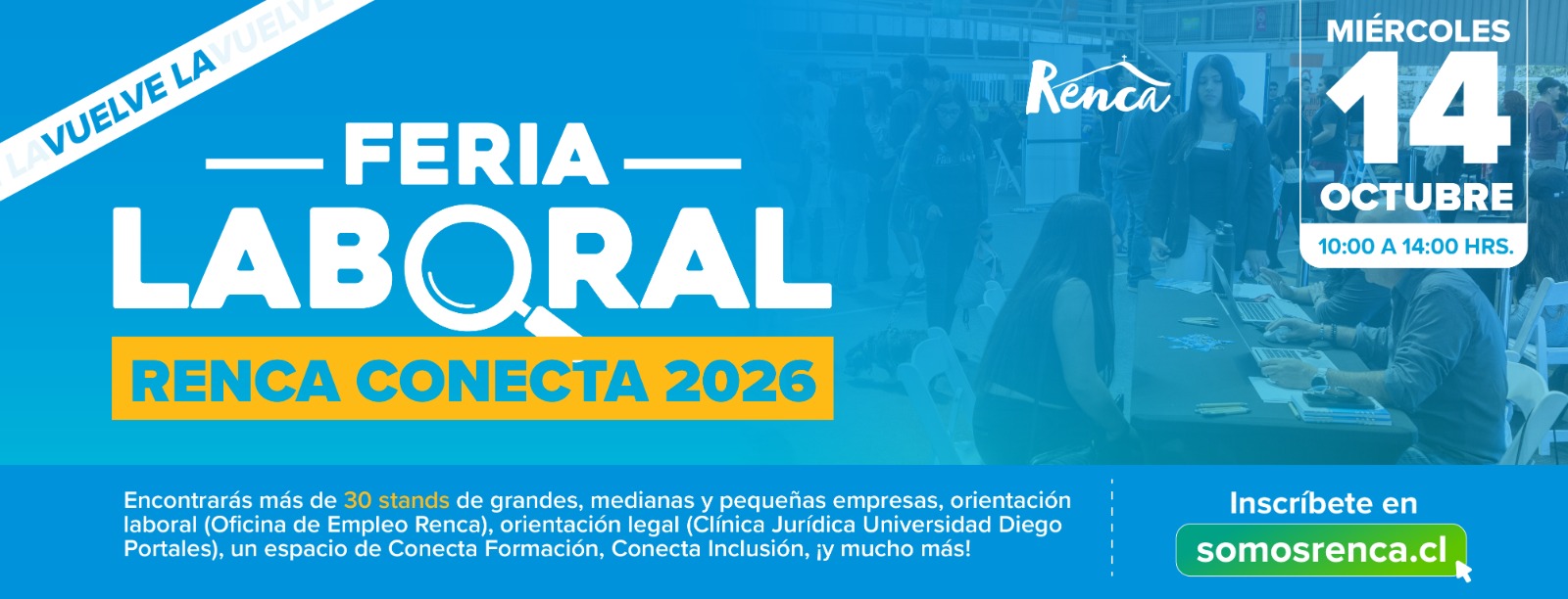 ¡VUELVE LA FERIA LABORAL: Conoce las fechas, talleres y cómo preparar tu CV!